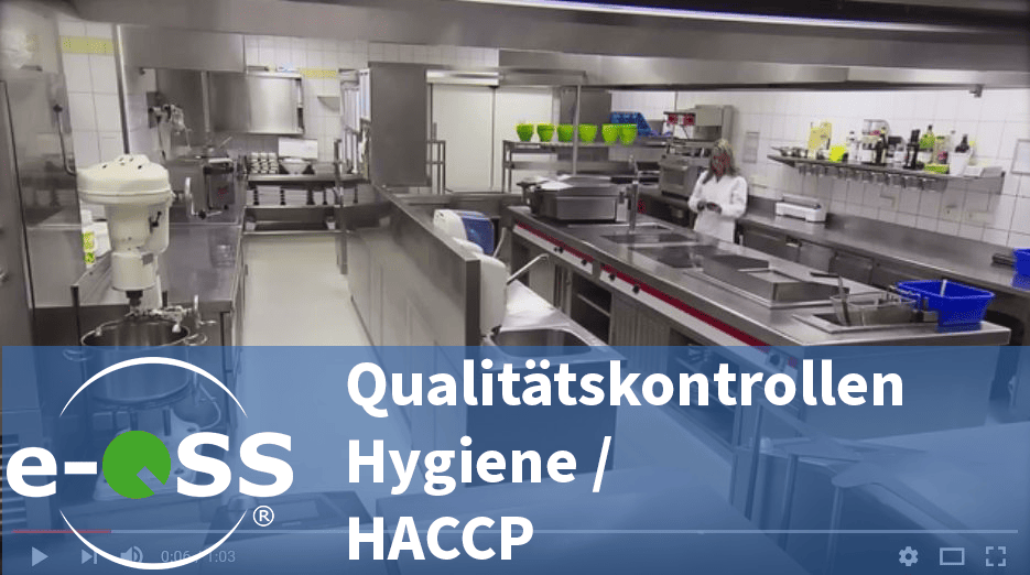 Software e-QSS für Qualitätskontrollen im Bereich HACCP/Hygiene